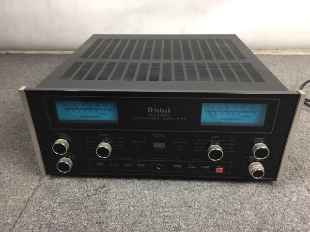 香芝市】McIntosh MA6800 プリメインアンプ買取 - WORLD AUDIO